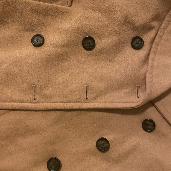 Women’s size small tan old navy short coat - Picture 3 of 4